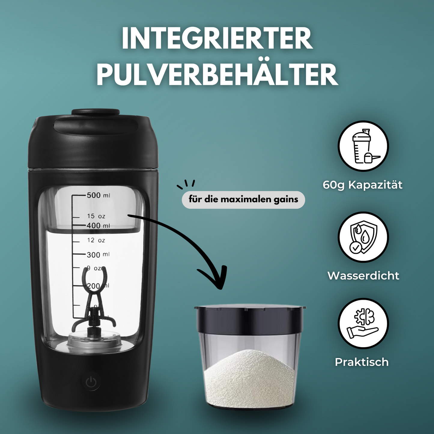 RapidMix™ Elektrischer Shaker
